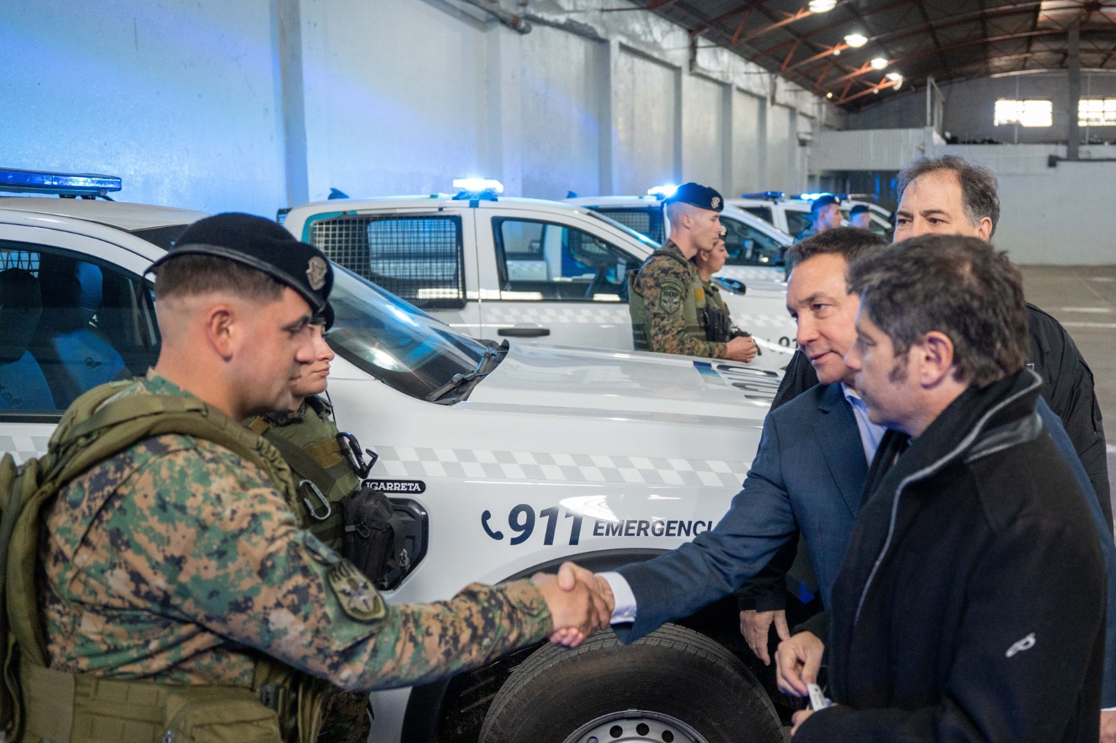 Andrés Watson y Axel Kicillof inauguraron una base de la Unidad Táctica de Operaciones Inmediatas en Florencio Varela