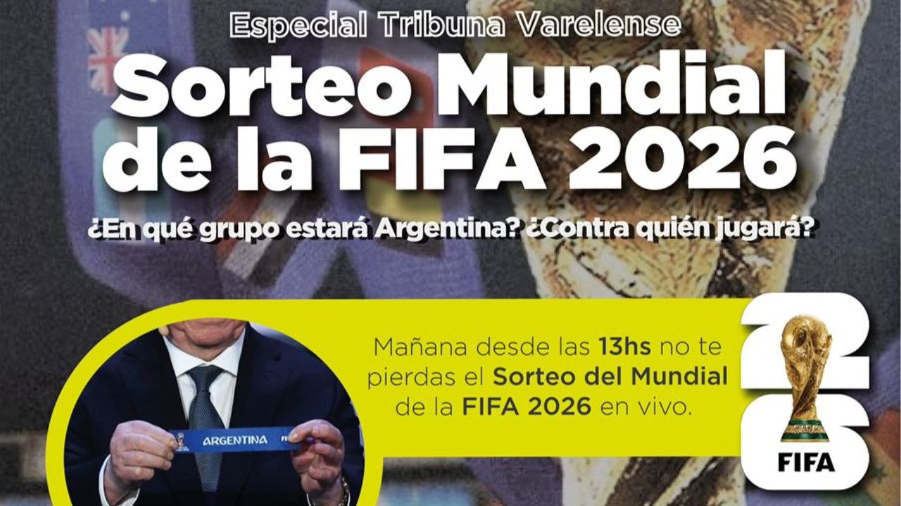 Sorteo del Mundial de la FIFA 2026 en vivo
