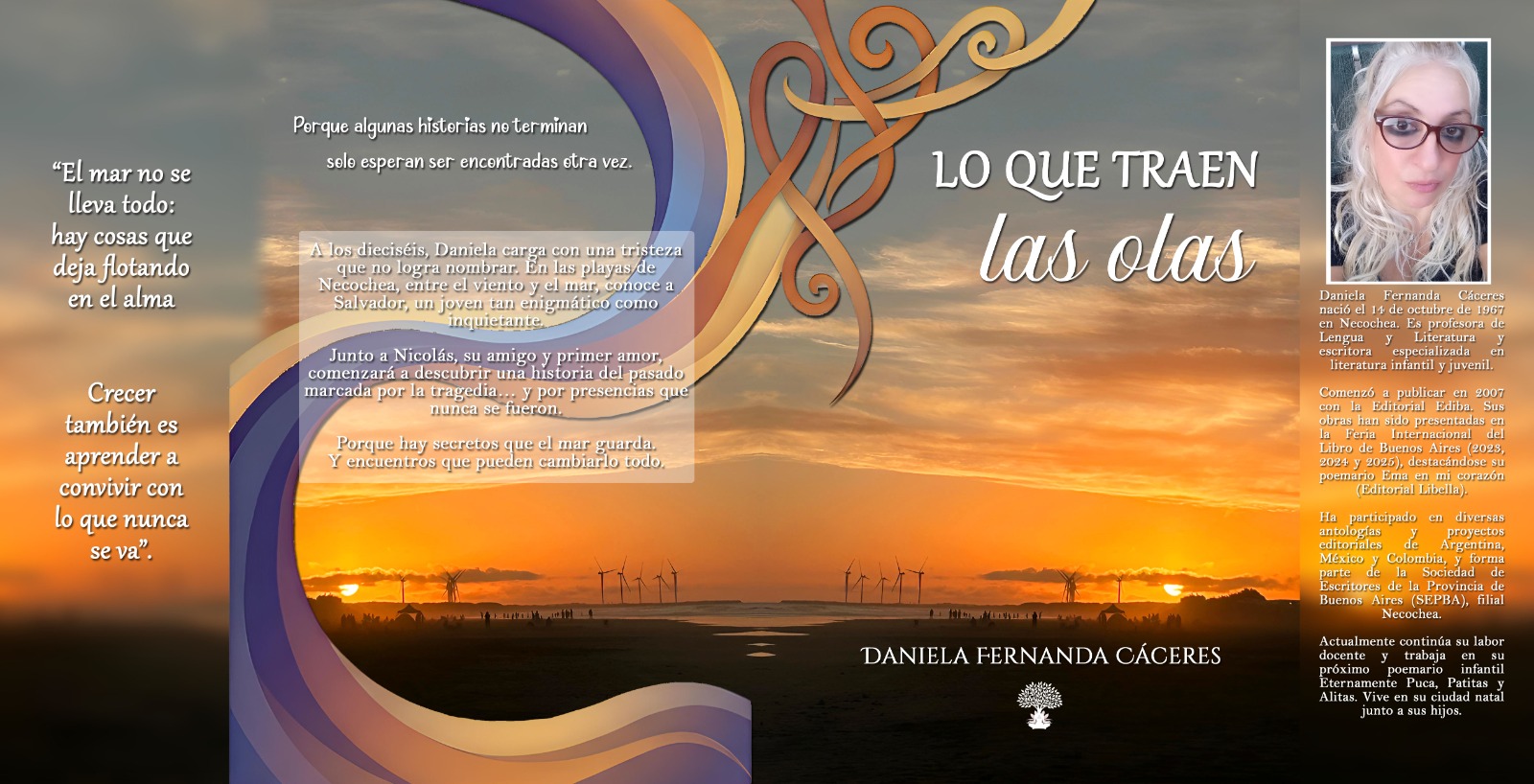 Daniela Cáceres presenta: “Lo que traen las olas”: un relato entre el amor y la tragedia