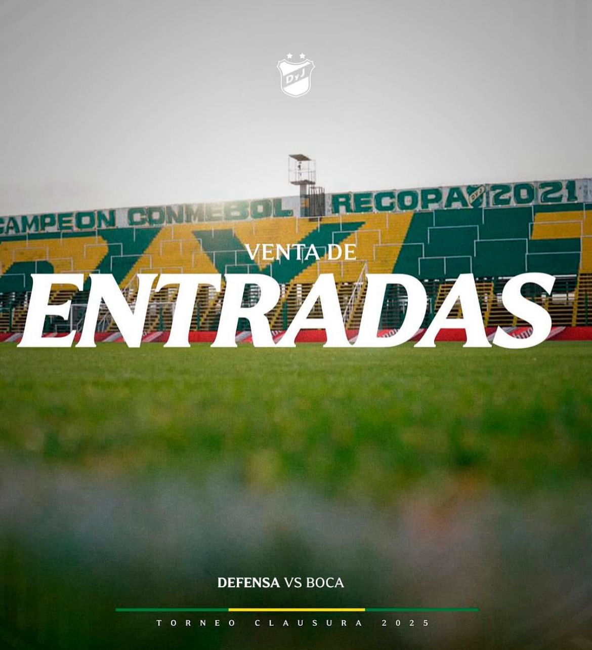 Venta de entradas para Defensa y Justicia vs Boca 

