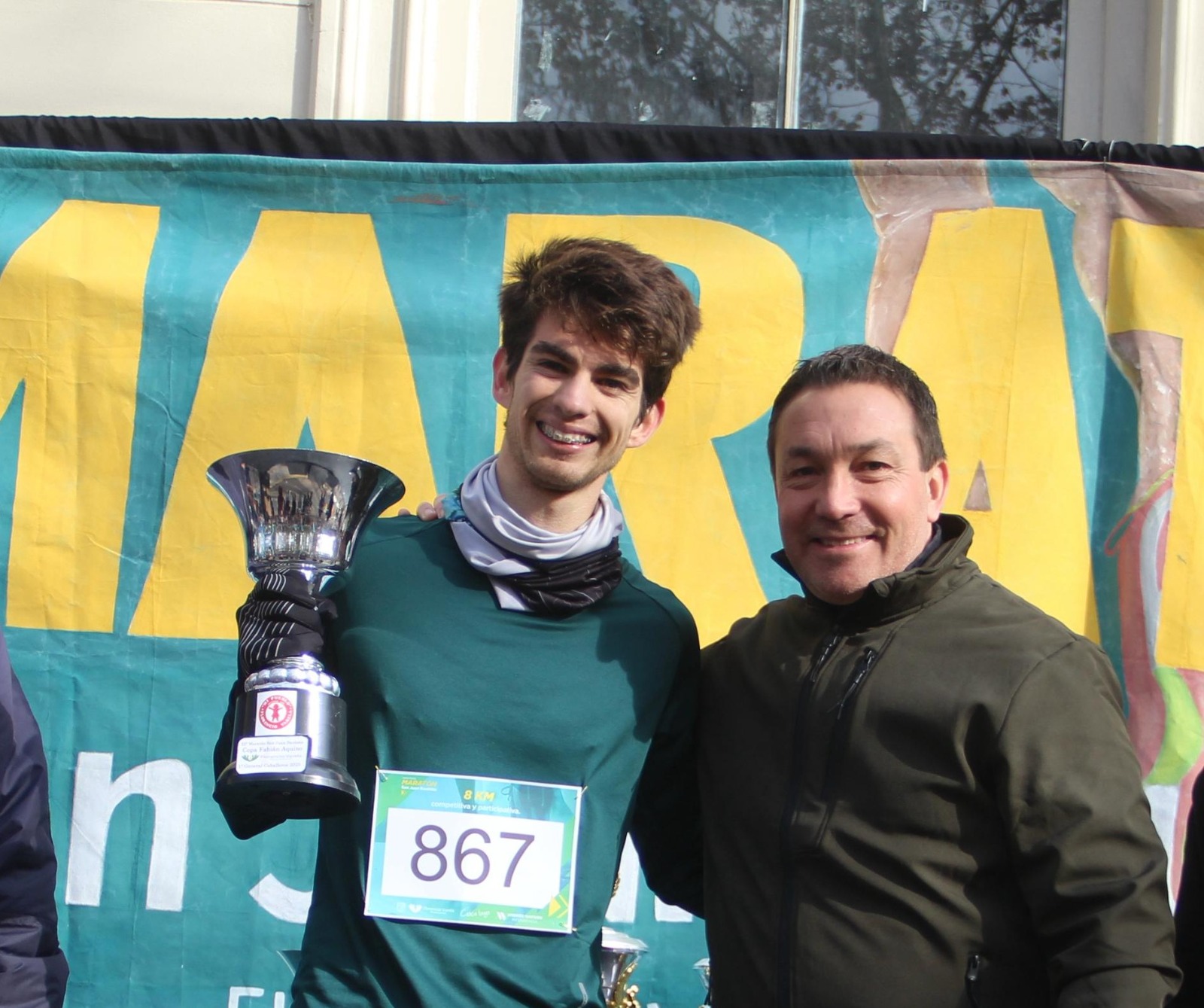 Brian Galván, ganador de la Maratón San Juan Bautista 2025