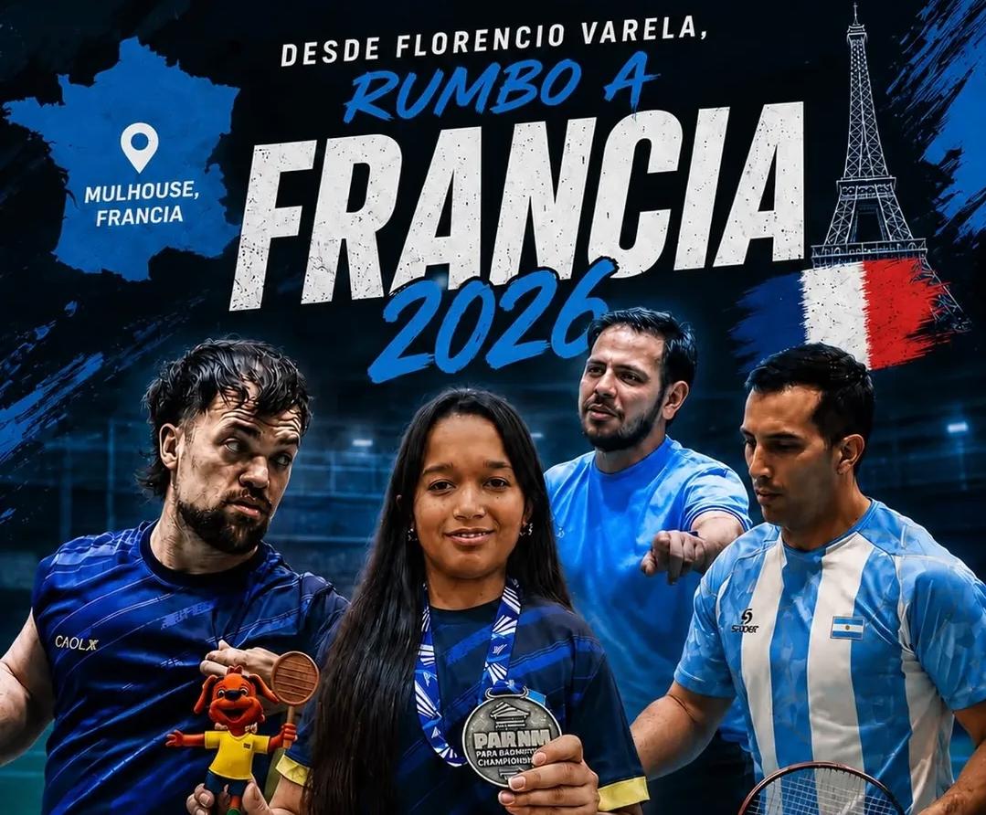 Varelenses presentes en el Open Internacional de Parabádminton Francia 2026

