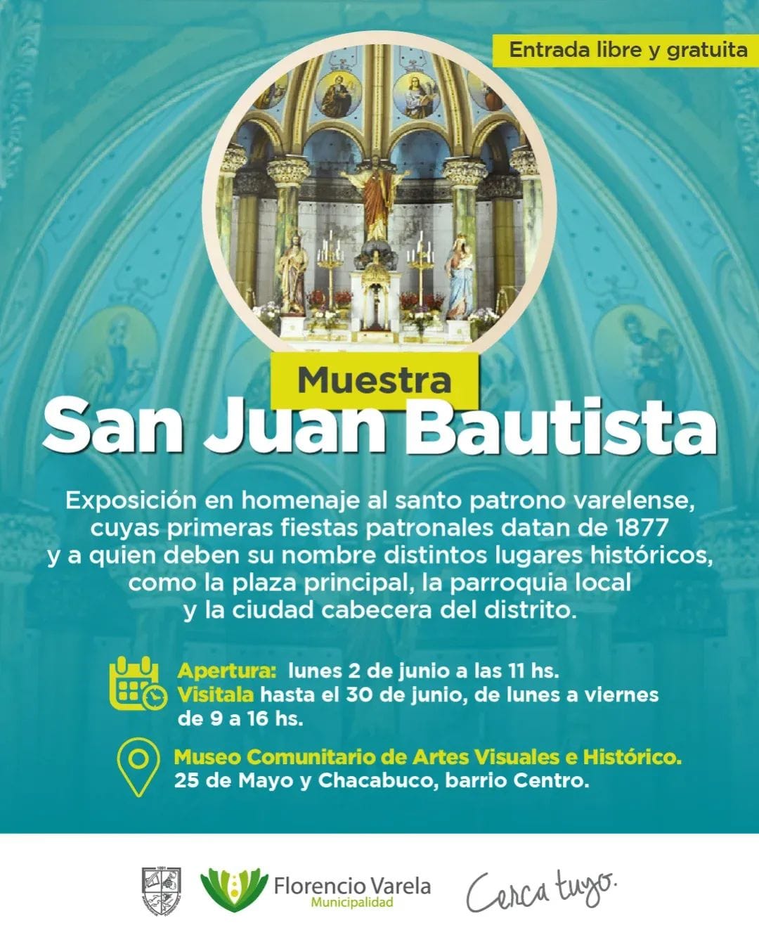 ¡Imperdible Muestra “San Juan Bautista”: un recorrido por la atrapante historia del Santo Patrono Varelense! 