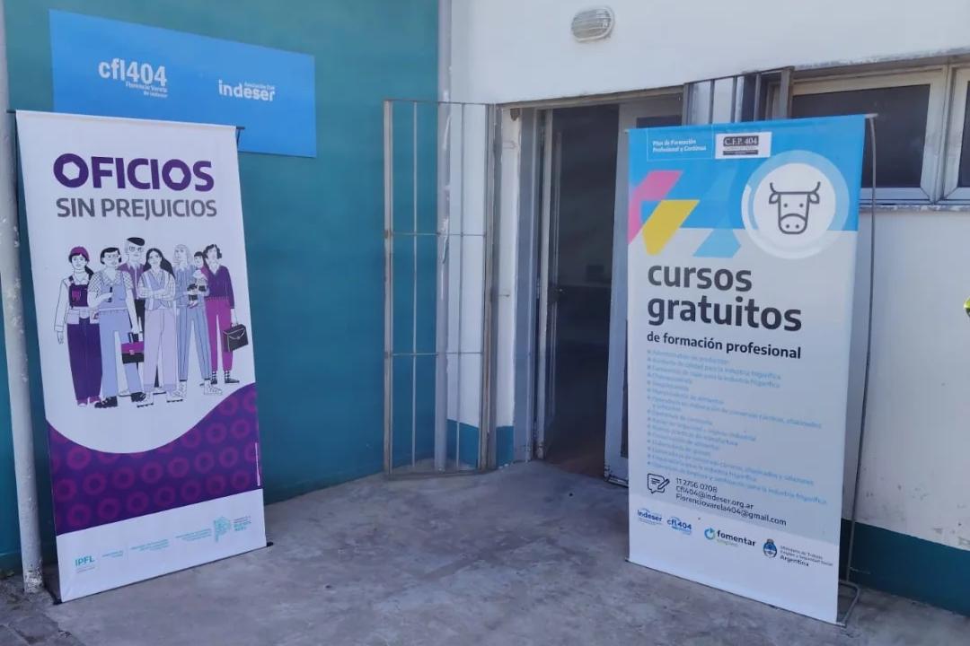 El CFL 404 de Varela potencia la formación profesional con cursos gratuitos y salida laboral