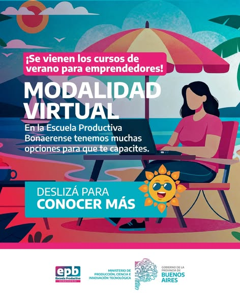 Escuela Productiva Bonaerense: la Provincia lanza nuevos cursos de verano
