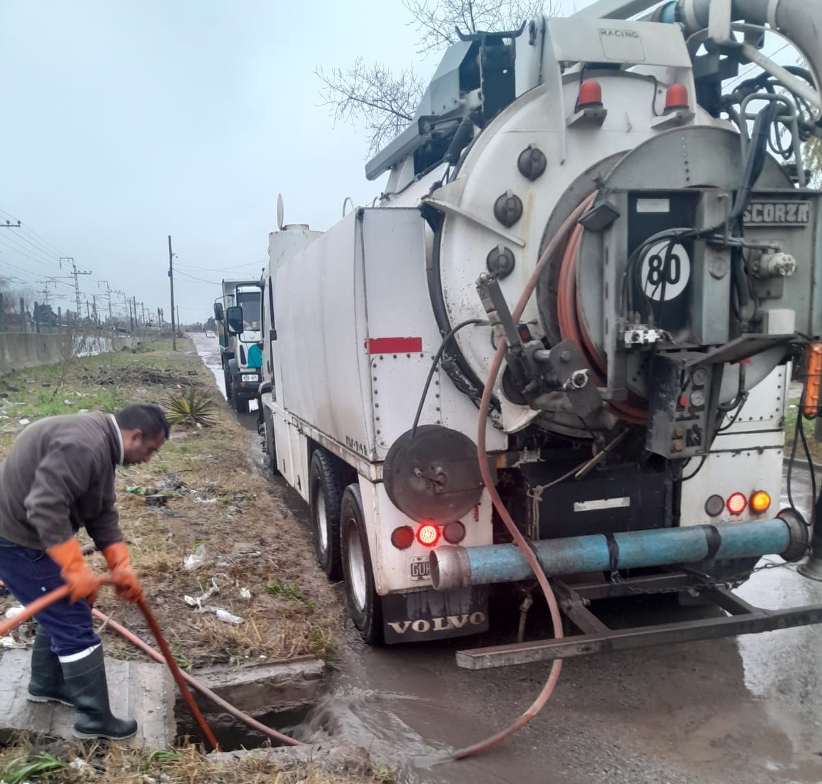Intensa jornada de labores preventivas ante el pronóstico de lluvias