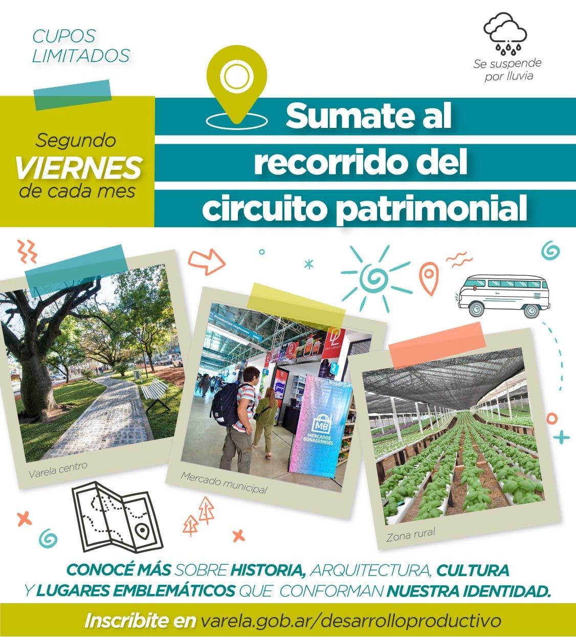 Invitan a descubrir la identidad varelense a través del Circuito Patrimonial