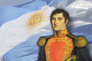 Primer enarbolamiento de la bandera argentina