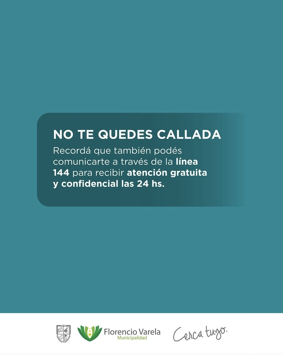 Ni Una Menos: Conocé los dispositivos de prevención y protección que tenemos en Florencio Varela

