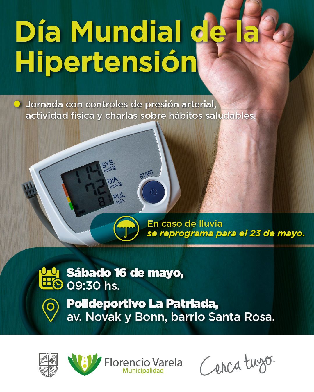 Jornada por el DÍA MUNDIAL DE LA HIPERTENSIÓN

