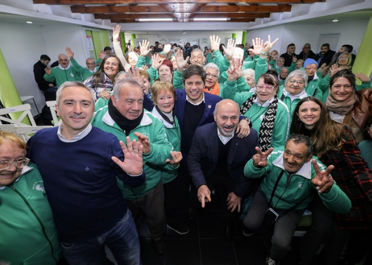 Kicillof presentó el programa Mayores Bonaerenses Activos

