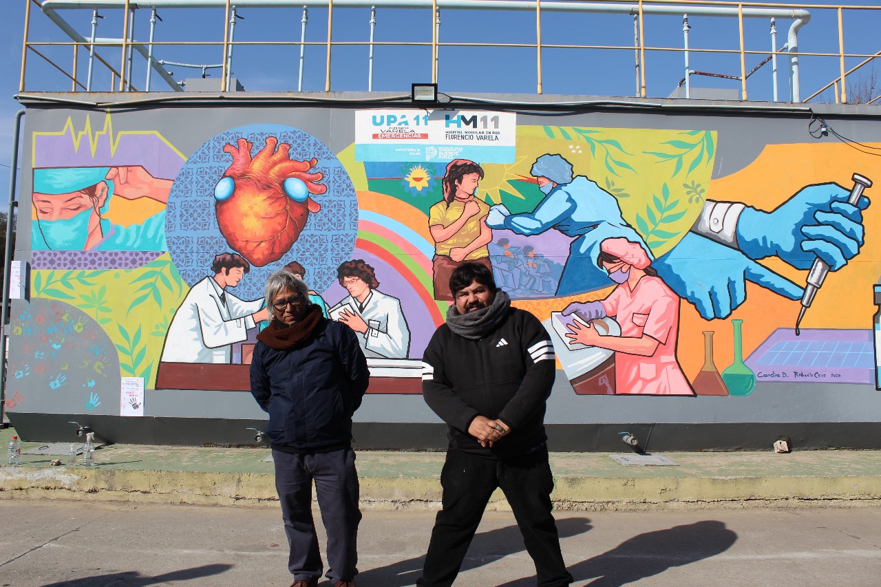 ¡El UPA celebró su 10º Aniversario: se inauguró Mural en reconocimiento al personal de salud! 