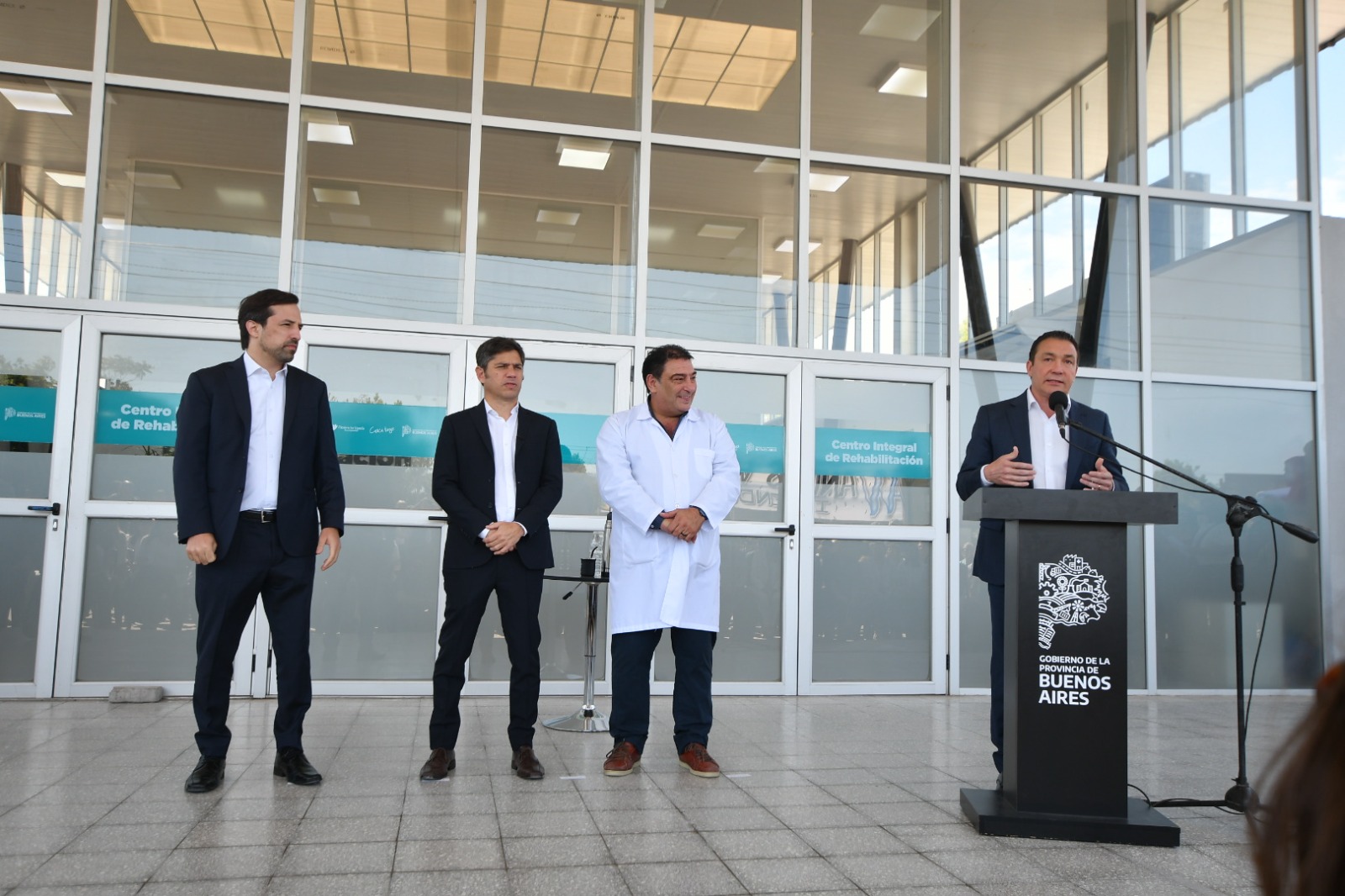 Andrés Watson y Axel Kicillof inauguraron el Centro Integral de Rehabilitación en Florencio Varela