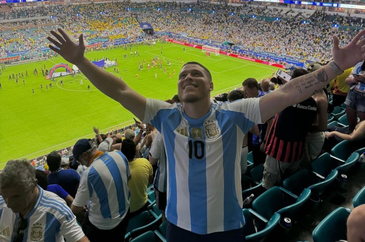 Argentina campeón: Testimonio de un hincha argentino desde Miami