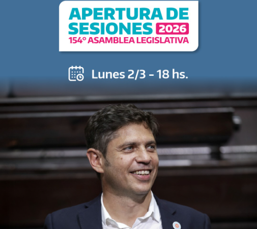 Axel Kicillof abre las sesiones ordinarias con un discurso centrado en la defensa de la Provincia