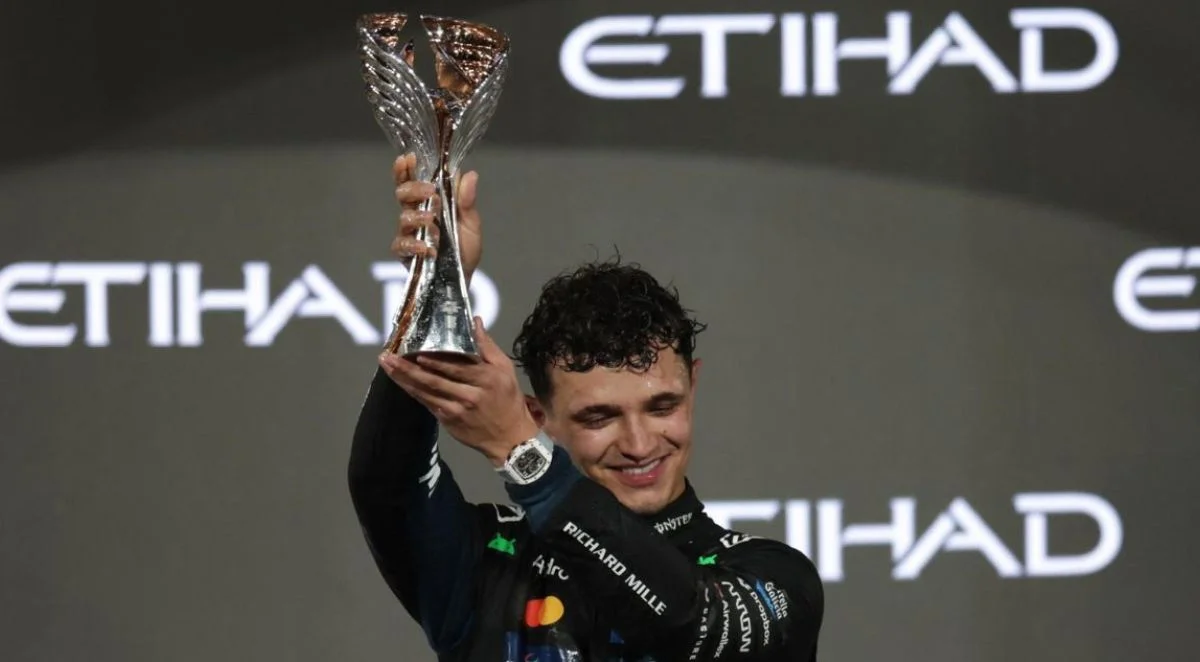 Lando Norris es campeón de la Fórmula 1

