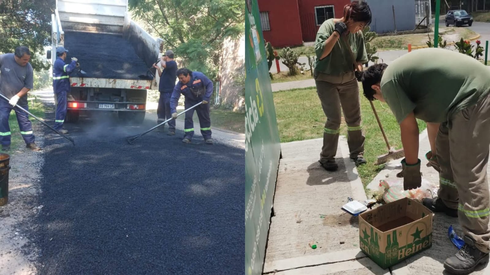 Mejoras en tu Barrio | Varela refuerza los operativos de mantenimiento vial, higiene y alumbrado en más de 15 barrios