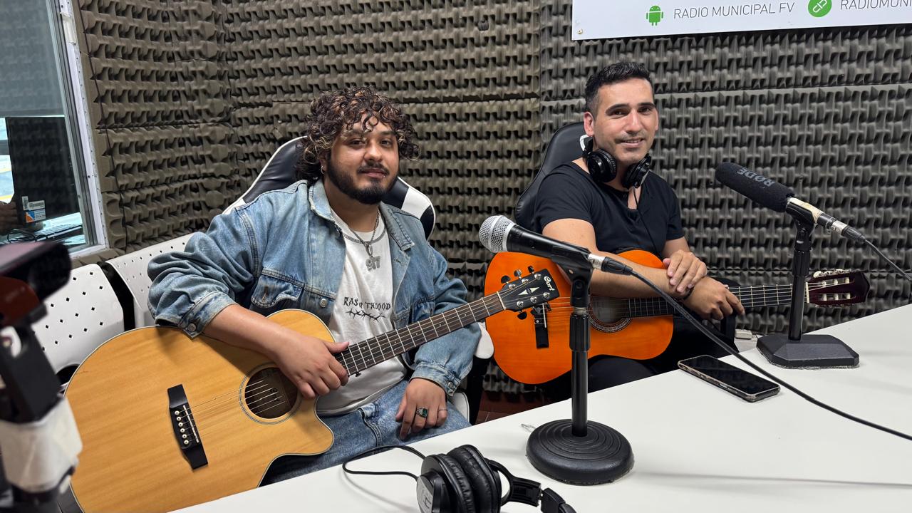 Gary´s nos regaló música en vivo desde los estudios de la Radio Municipal FV 