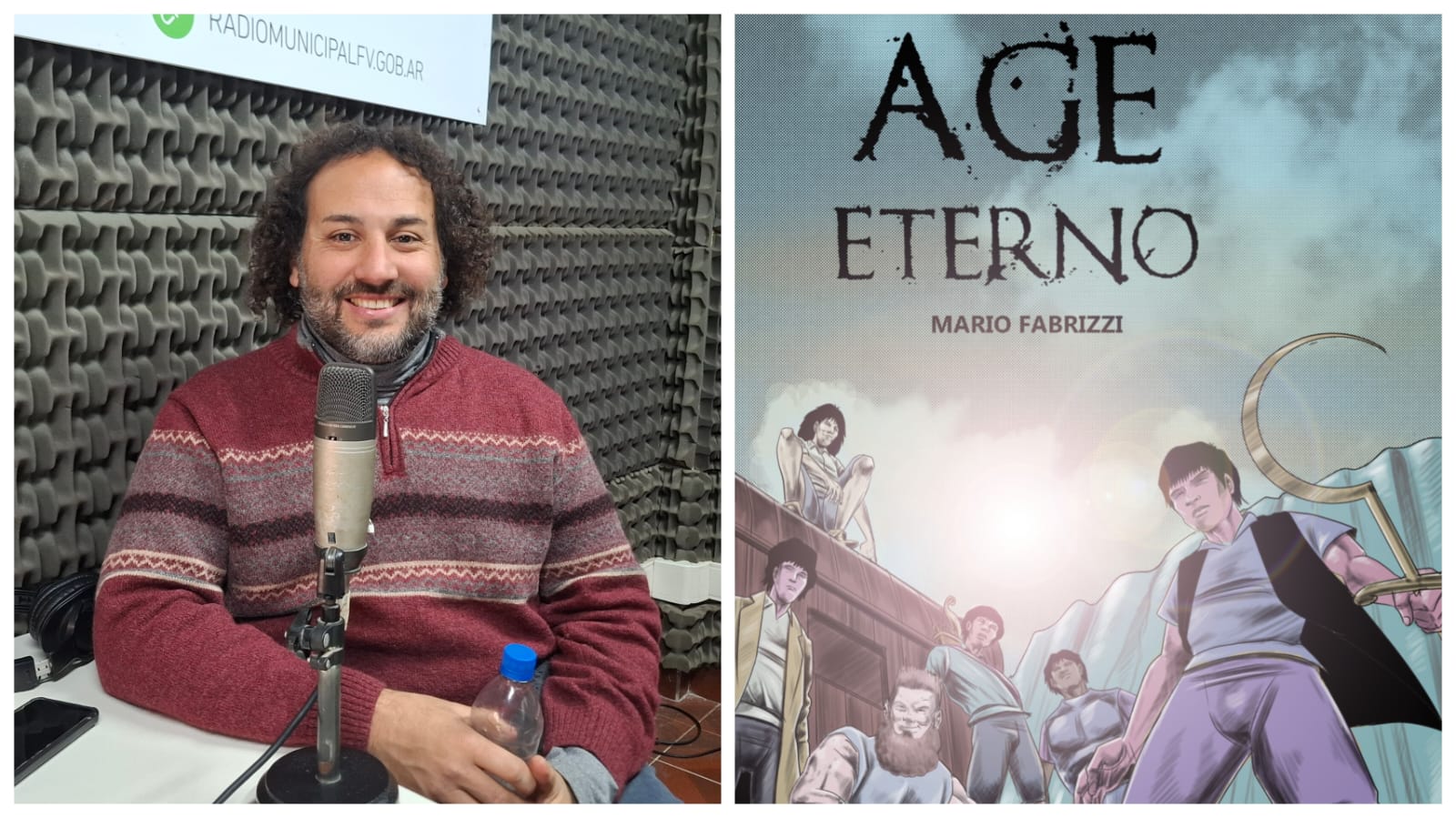 Mario Fabrizzi presenta su nueva novela gráfica: AGE ETERNO

