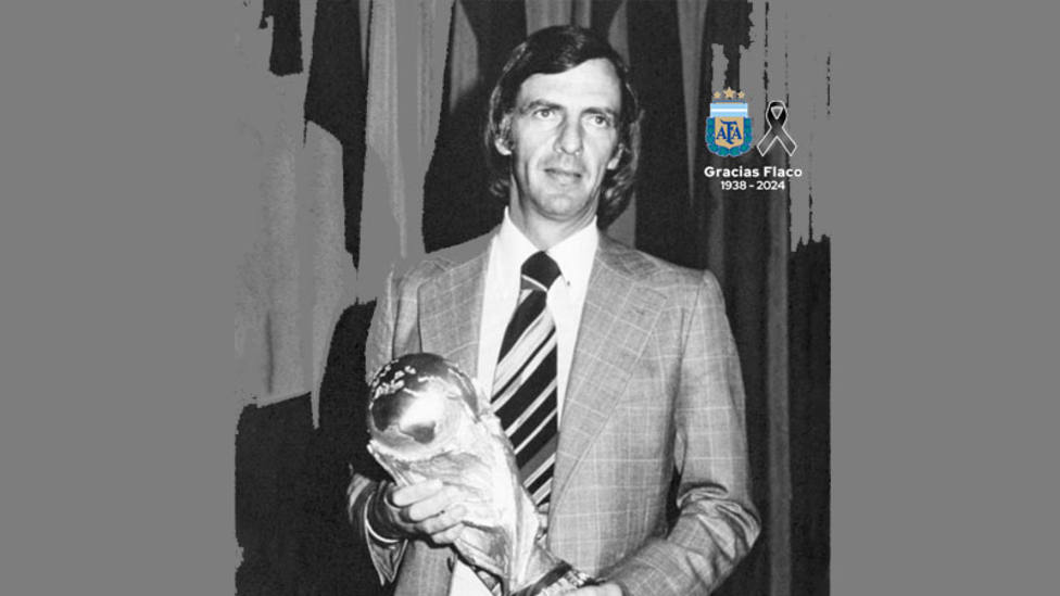 Homenaje a César Luis Menotti, el DT campeón del mundo con la Selección argentina en 1978
